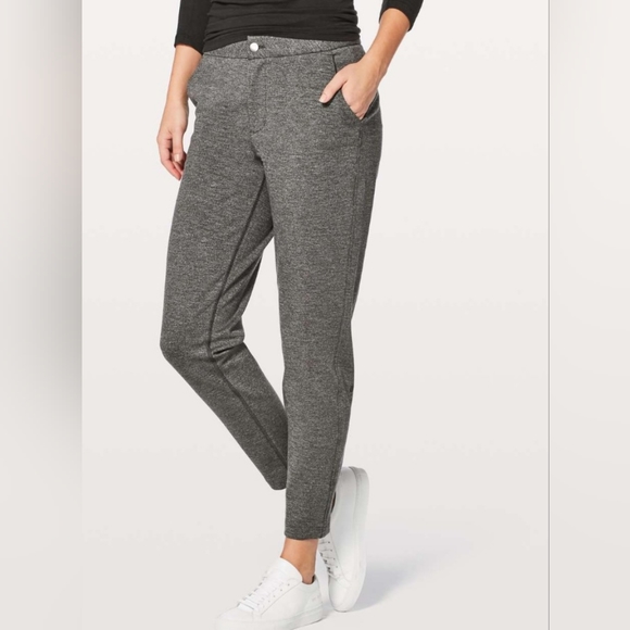 Lululemon ~ City Trek Trouser II *28"Heathered Black. Size 4. NEW.😍 - Picture 2 of 10